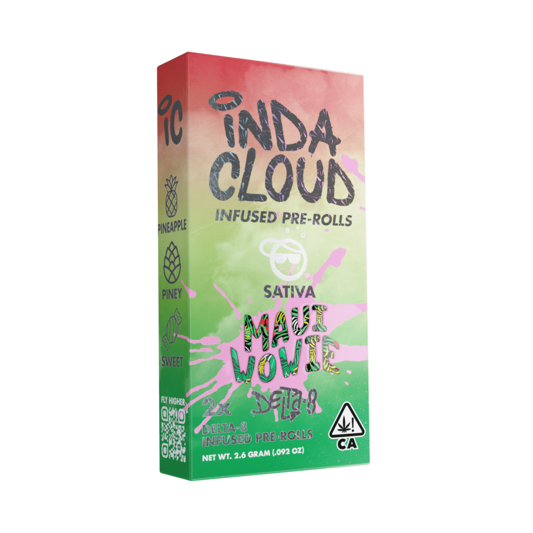 Closed Maui Wowie King Size Delta 8 Pre-Rolls 2 X 1.2 Gram Joints