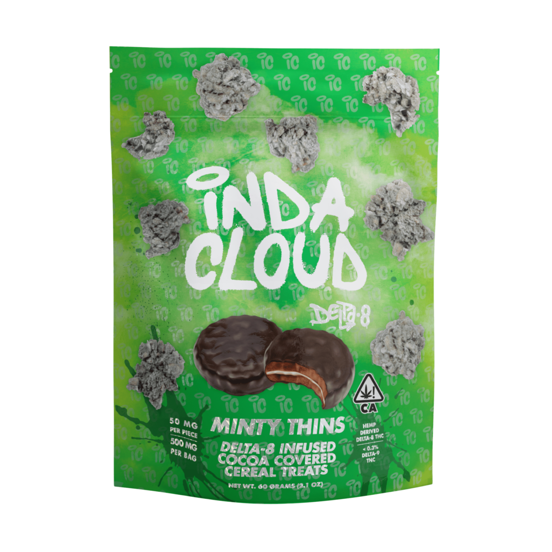 Closed Minty Thins Delta 8 Cereal Treats 500 Mg