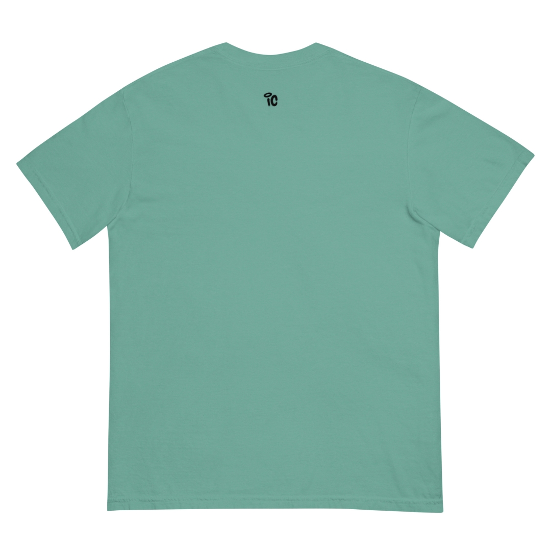 Unisex Garment Dyed Heavyweight T Shirt Seafoam Back 6541639F9484A